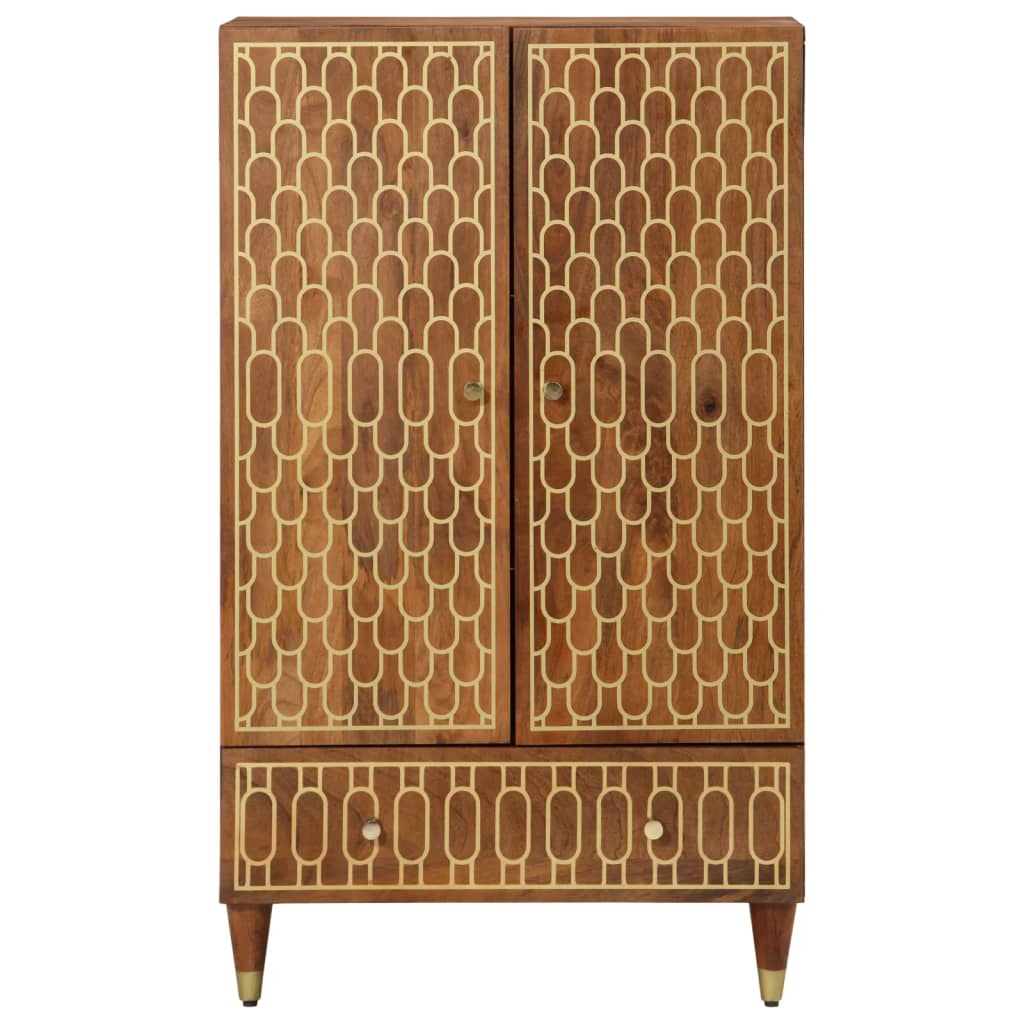 vidaXL Skříň highboard 60 x 33 x 100 cm masivní mangovníkové dřevo