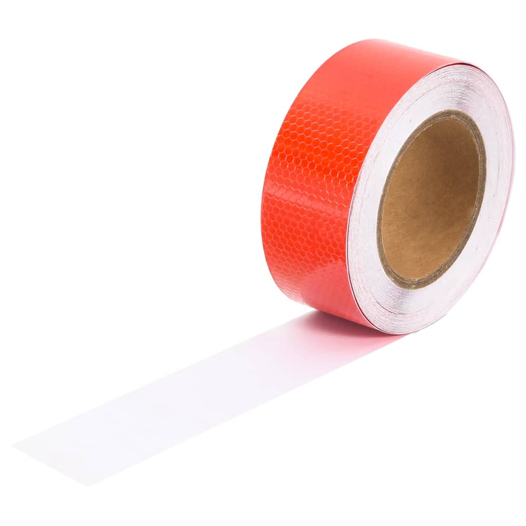 vidaXL Reflexní páska červená 5 cm x 20 m PVC