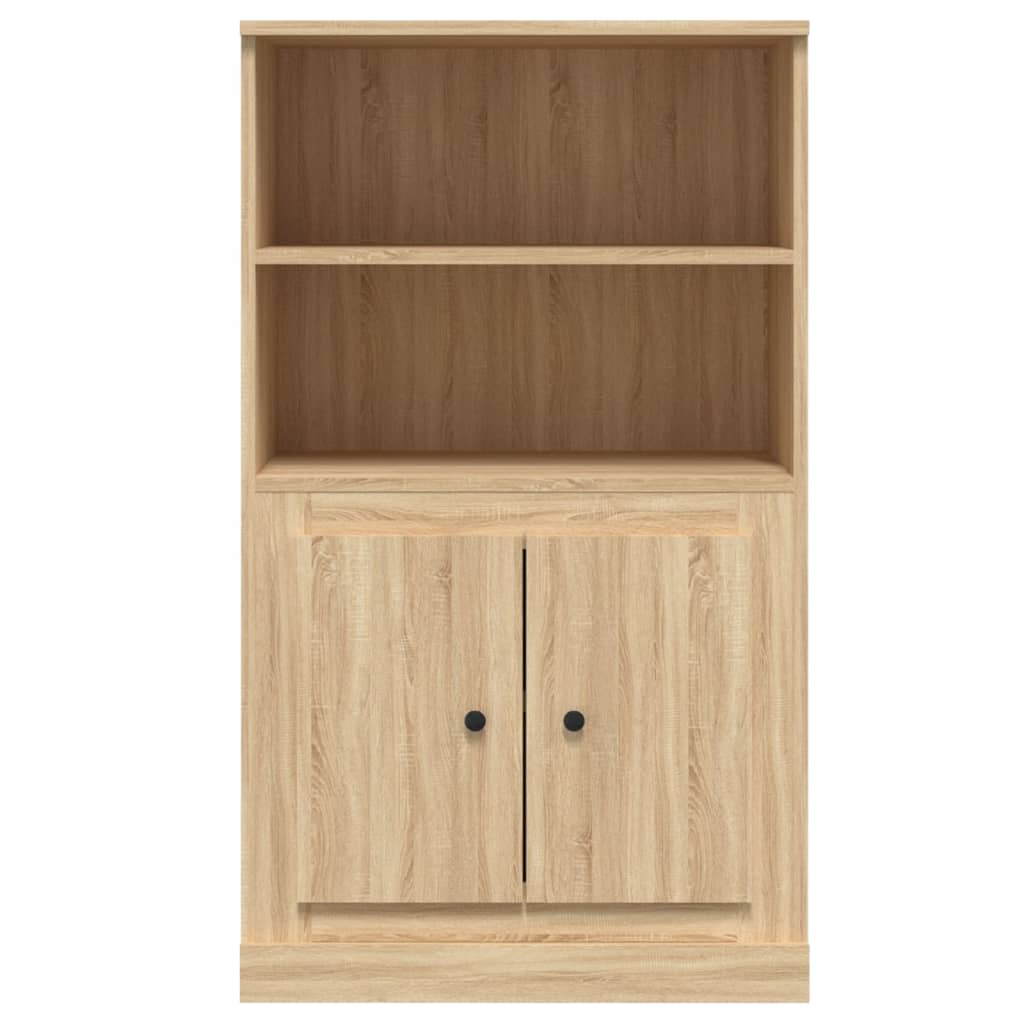 vidaXL Skříň highboard dub sonoma 60 x 35,5 x 103,5 kompozitní dřevo