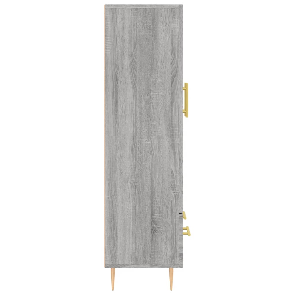 vidaXL Skříň highboard šedá sonoma 69,5 x 31 x 115 cm kompozitní dřevo