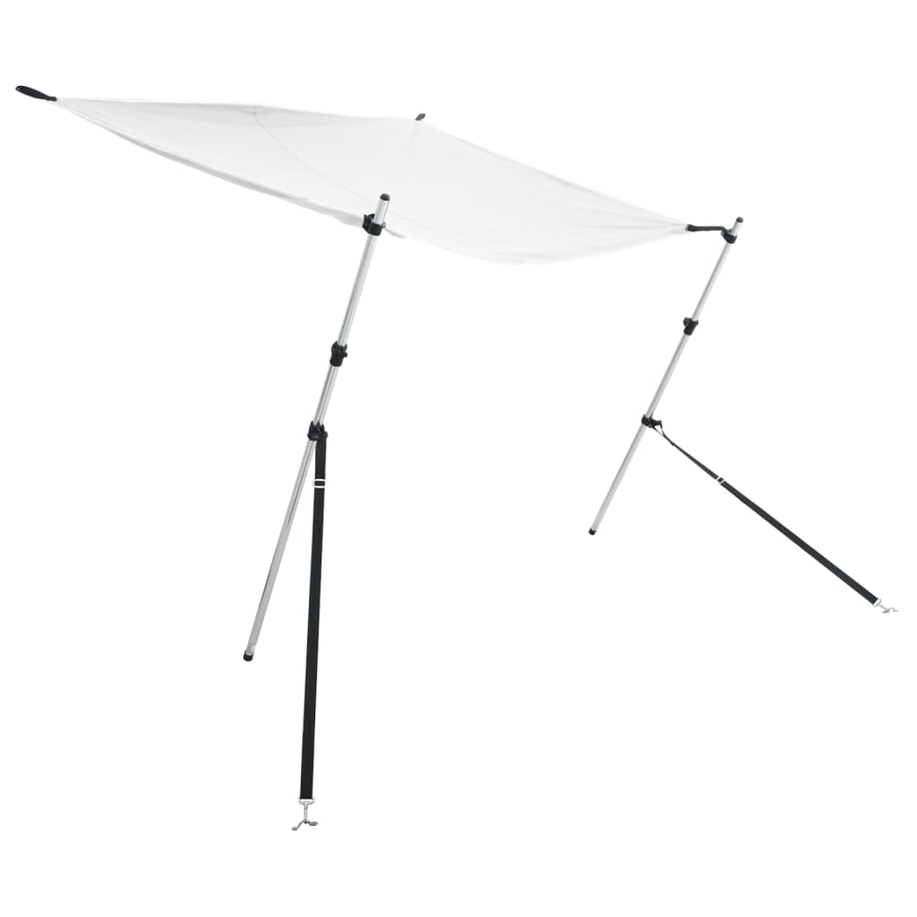 vidaXL Nástavec na t-top stříšku bílý 170x208x(115-183) cm