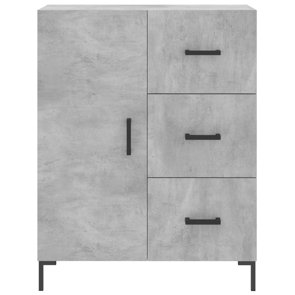 vidaXL Skříň highboard betonově šedá 69,5x34x180 cm kompozitní dřevo