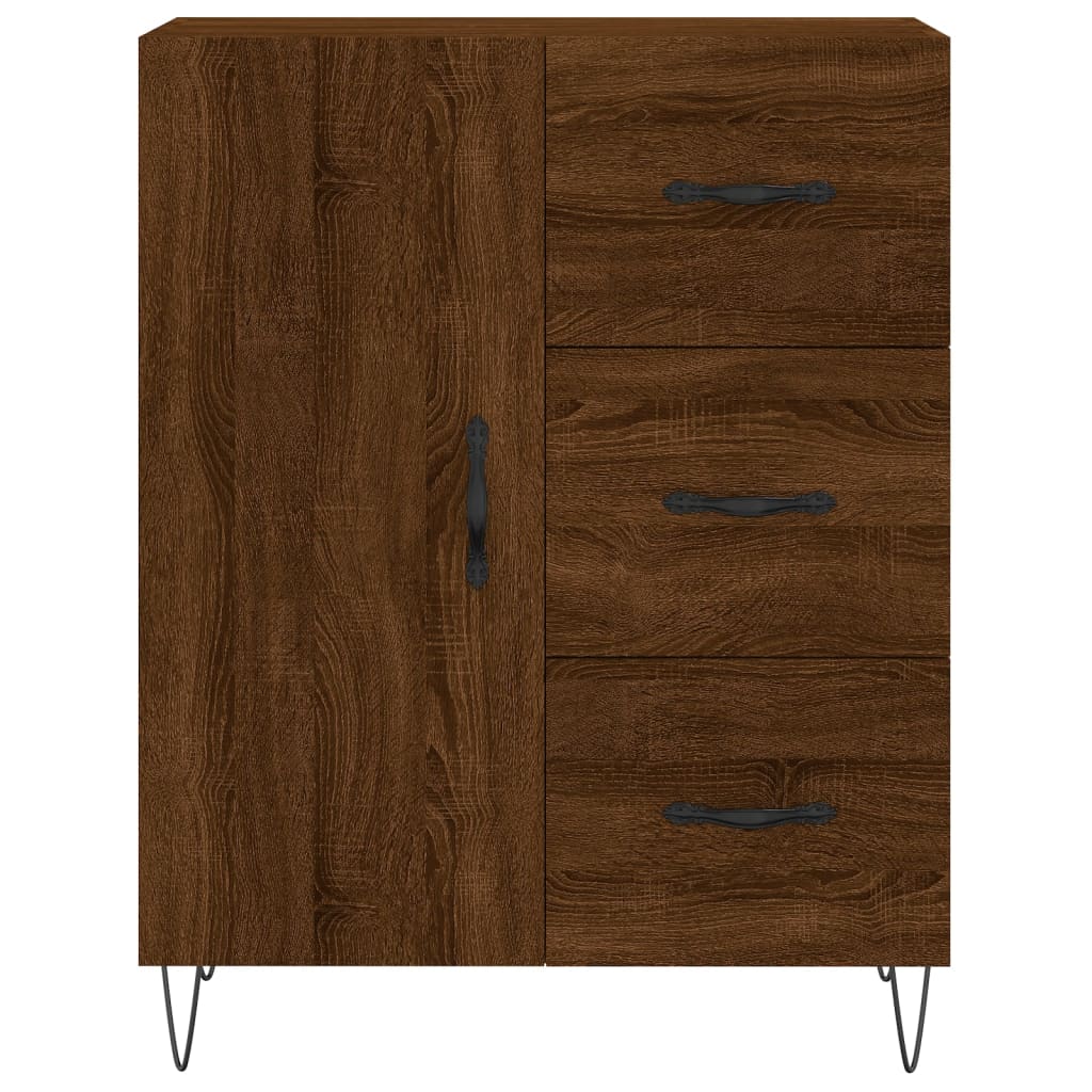 vidaXL Skříň highboard hnědý dub 69,5 x 34 x 180 cm kompozitní dřevo