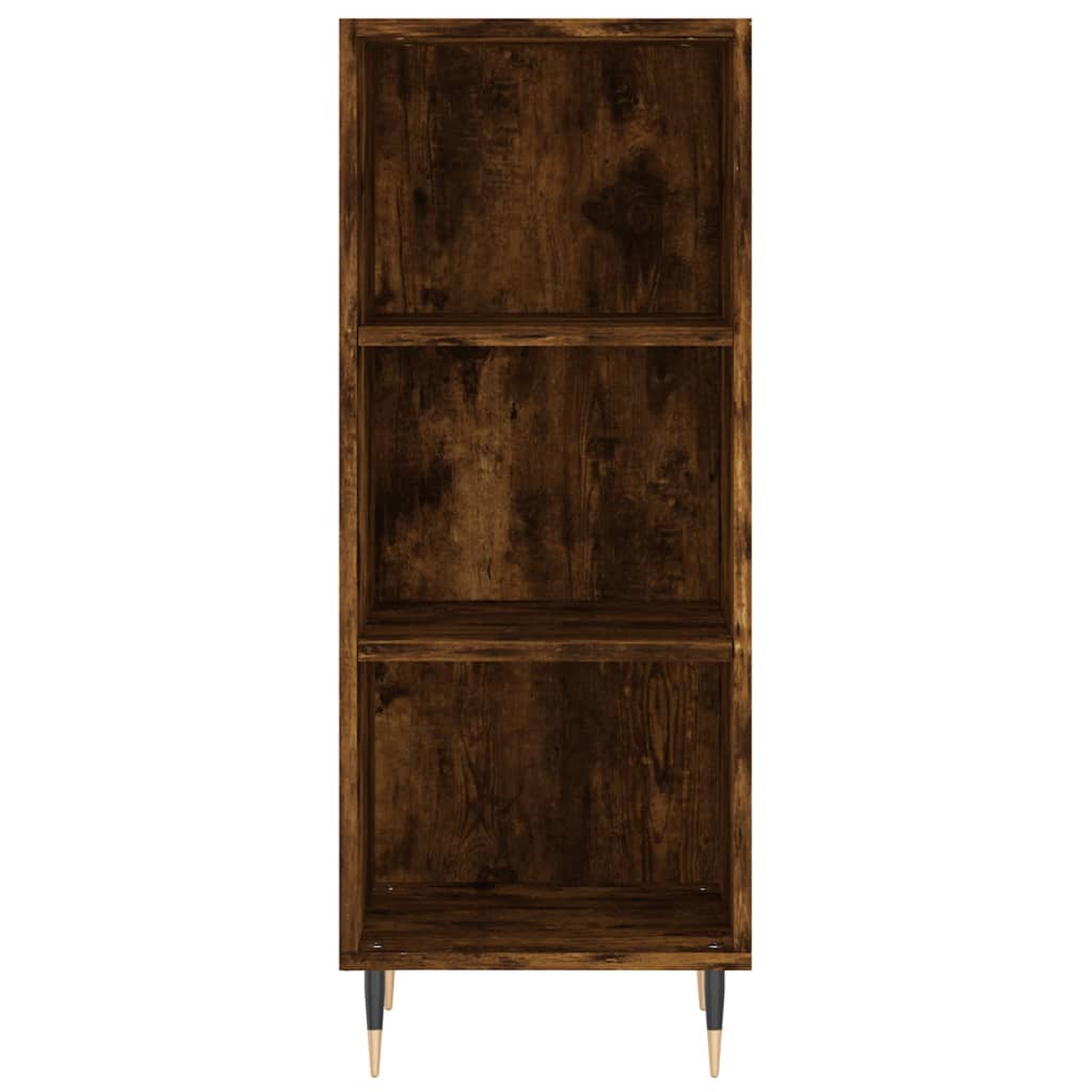 vidaXL Skříň highboard kouřový dub 34,5 x 34 x 180 cm kompozitní dřevo