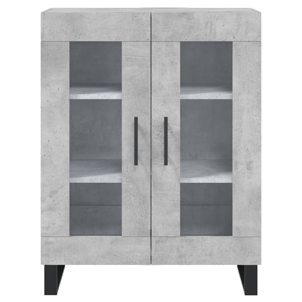 vidaXL Skříň highboard betonově šedá 69,5x34x180 cm kompozitní dřevo