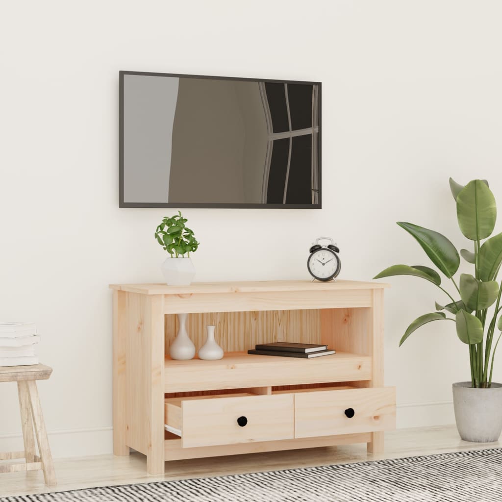 vidaXL TV skříňka 79 x 35 x 52 cm masivní borové dřevo