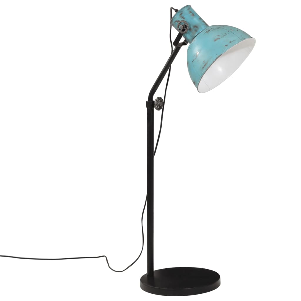 vidaXL Stojací lampa 25 W modrá patina 30 x 30 x 90–150 cm E27