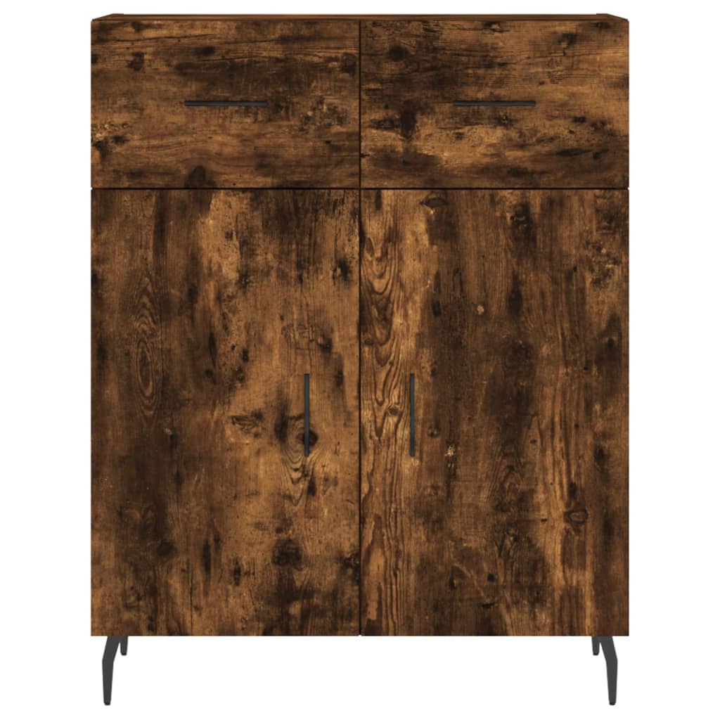 vidaXL Skříň highboard kouřový dub 69,5 x 34 x 180 cm kompozitní dřevo