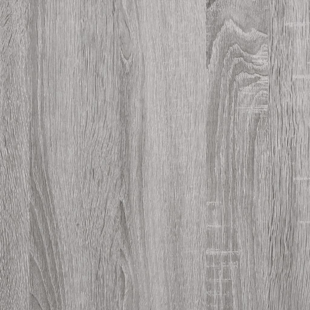 vidaXL Knihovna šedá sonoma 81 x 36 x 115 cm kompozitní dřevo a ocel