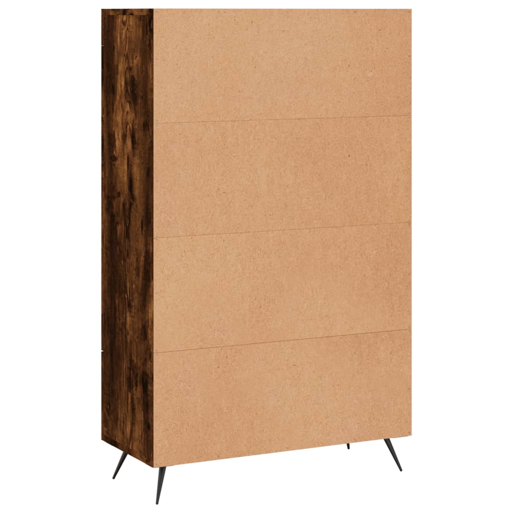 vidaXL Skříň highboard kouřový dub 69,5 x 31 x 115 cm kompozitní dřevo