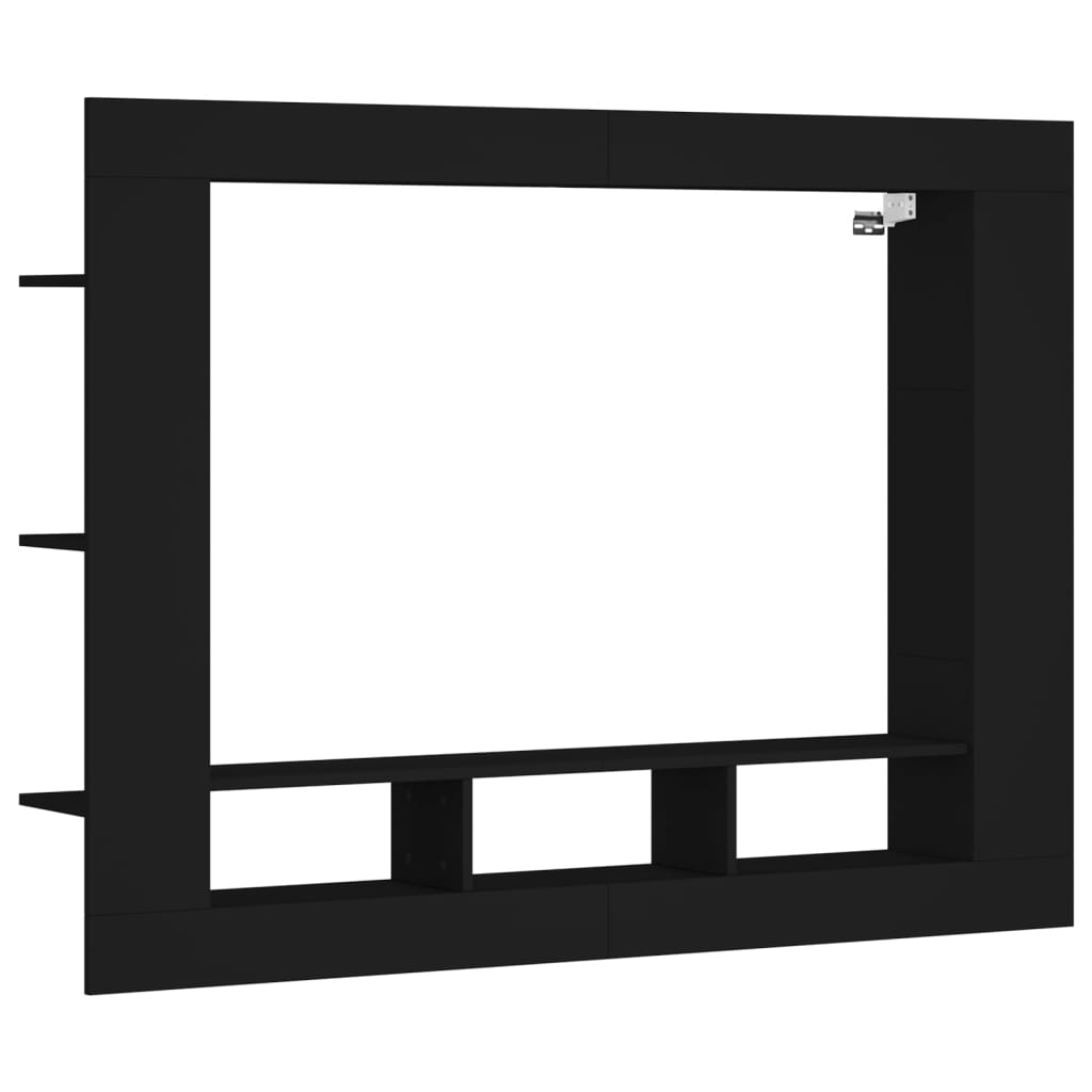 vidaXL TV skříňka černá 152 x 22 x 113 cm kompozitní dřevo