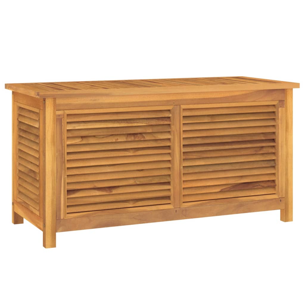 vidaXL Zahradní úložný box s vložkou 114 x 50 x 58 cm masivní teak