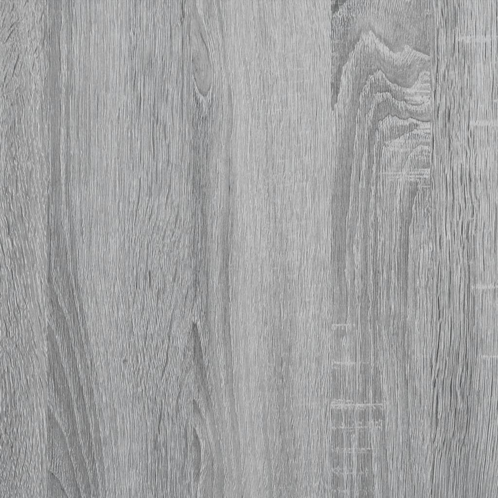 vidaXL Válenda se zásuvkami šedá sonoma 75 x 190 cm kompozitní dřevo