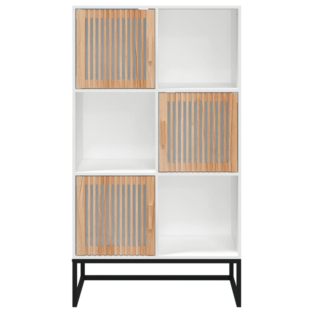 vidaXL Highboard bílý 70 x 35 x 125 cm kompozitní dřevo