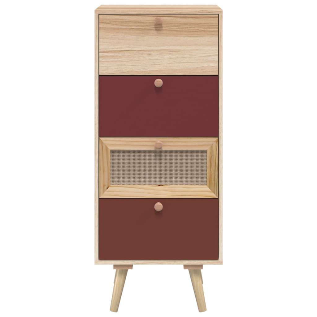 vidaXL Skříň highboard se zásuvkami 40 x 30 x 95 cm kompozitní dřevo