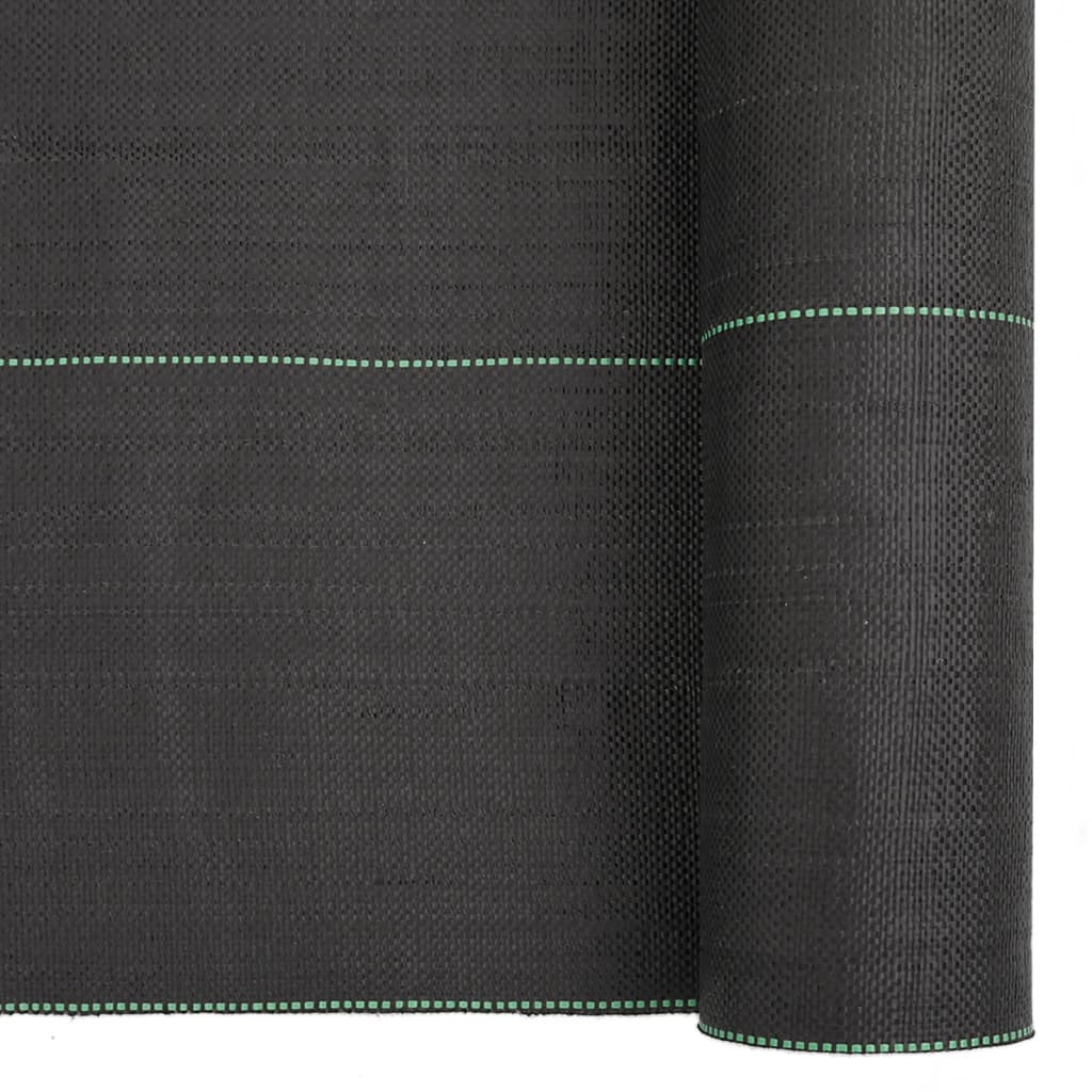 vidaXL Mulčovací textilie černá 4 x 25 m PP