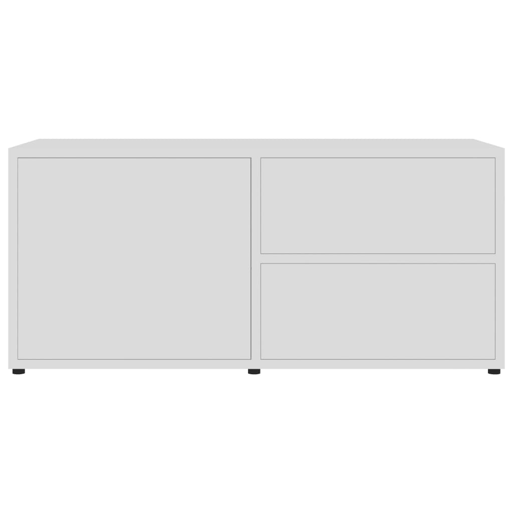 vidaXL TV stolek bílý 80 x 34 x 36 cm kompozitní dřevo