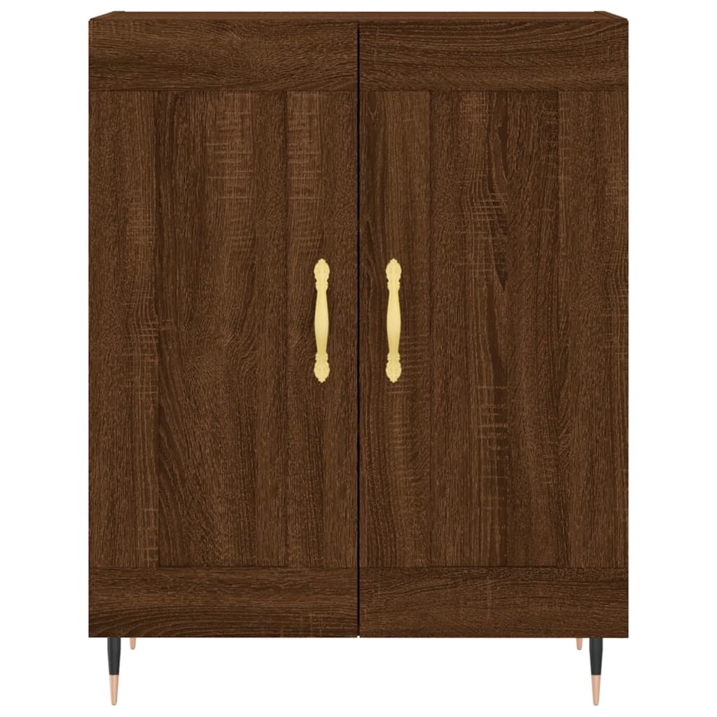 vidaXL Skříň highboard hnědý dub 69,5 x 34 x 180 cm kompozitní dřevo