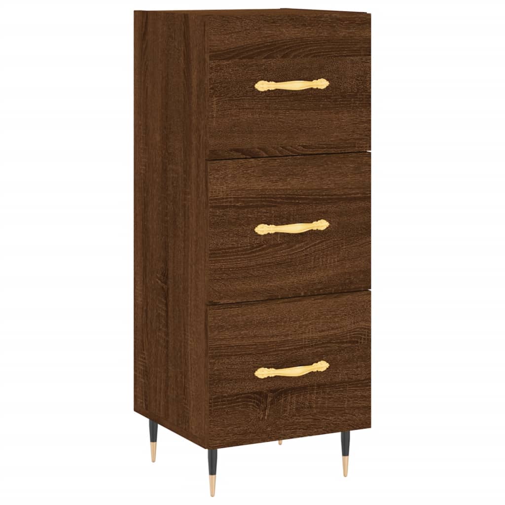 vidaXL Skříň highboard hnědý dub 34,5 x 34 x 180 cm kompozitní dřevo