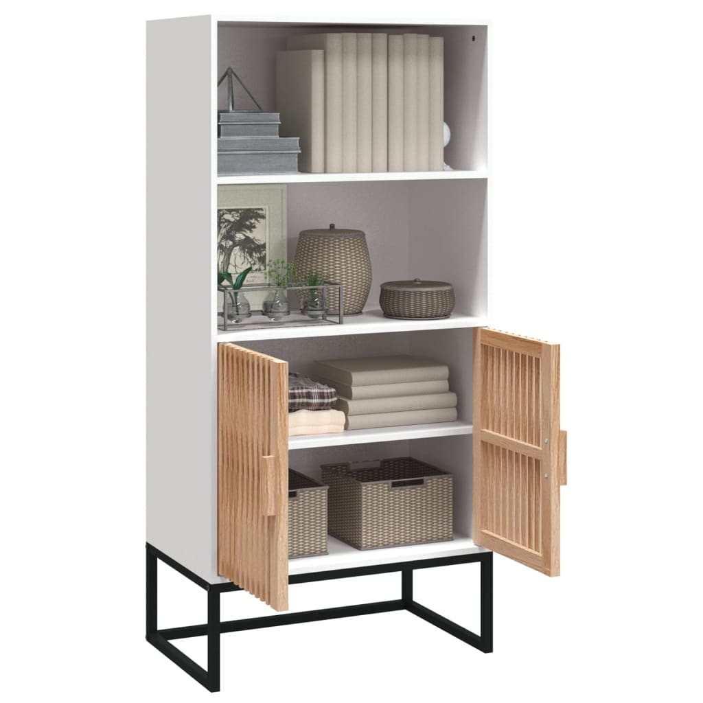 vidaXL Highboard bílý 60 x 35 x 125 cm kompozitní dřevo