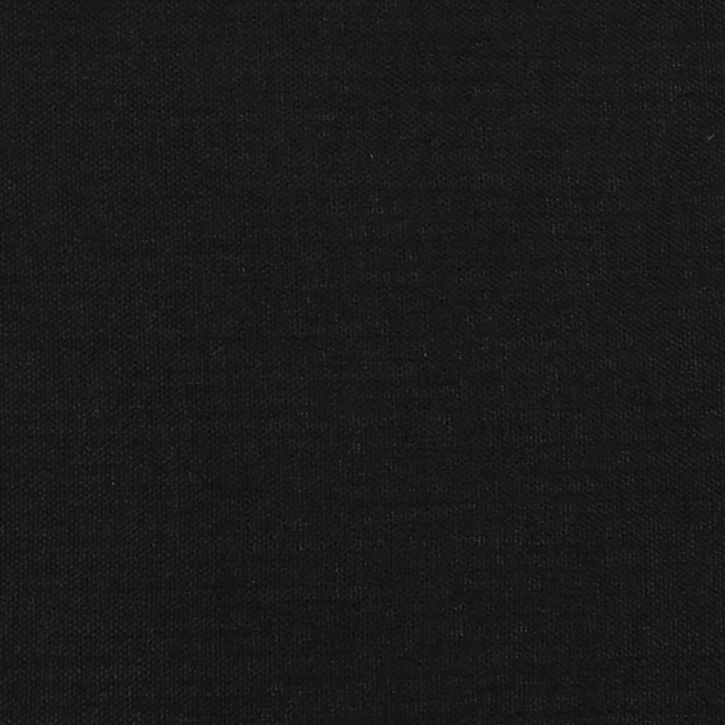 vidaXL Čelo postele typu ušák černé 93x23x118/128 cm textil