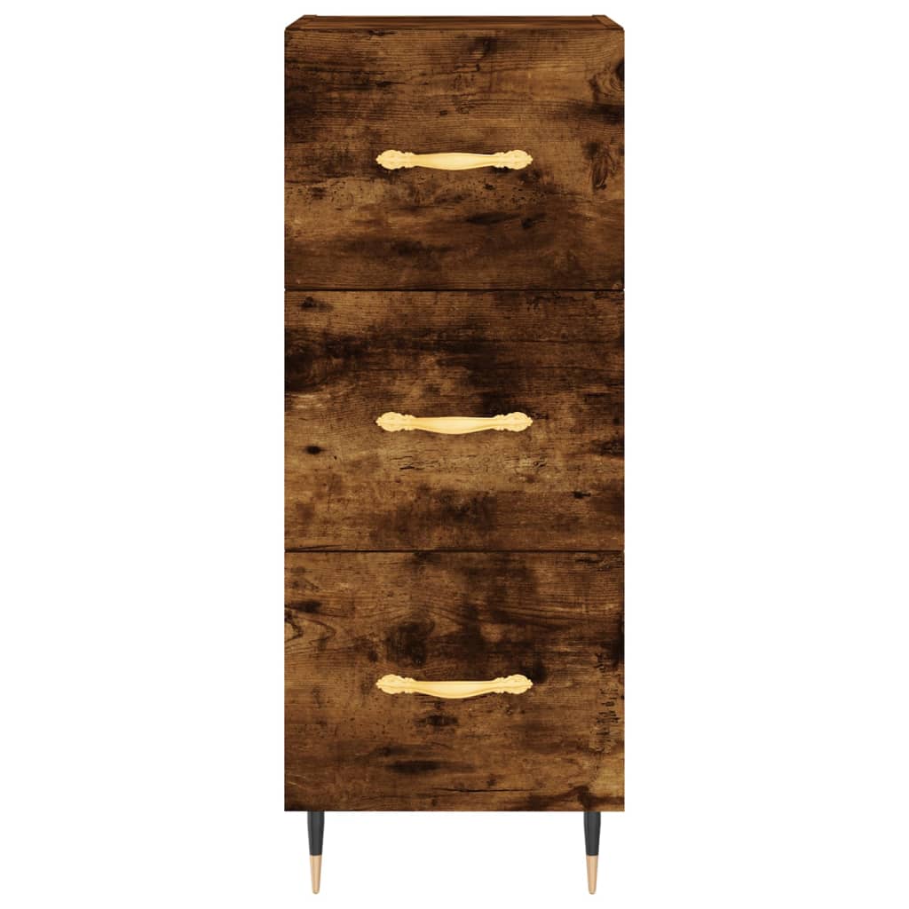 vidaXL Skříň highboard kouřový dub 34,5 x 34 x 180 cm kompozitní dřevo