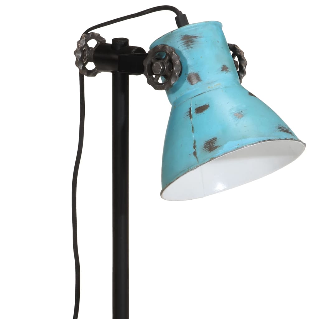 vidaXL Stolní lampa 25 W modrá patina 15 x 15 x 55 cm E27