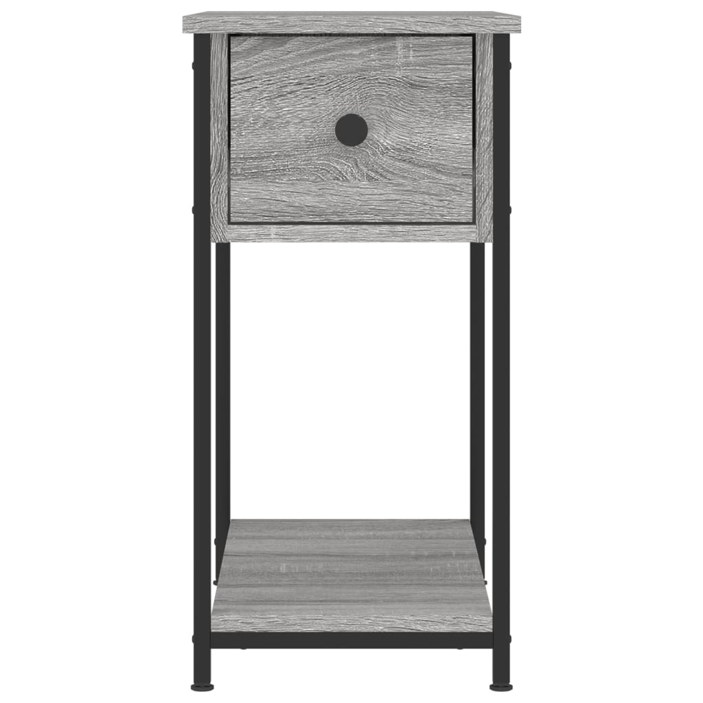 vidaXL Noční stolky 2 ks šedé sonoma 30 x 60 x 60 cm kompozitní dřevo