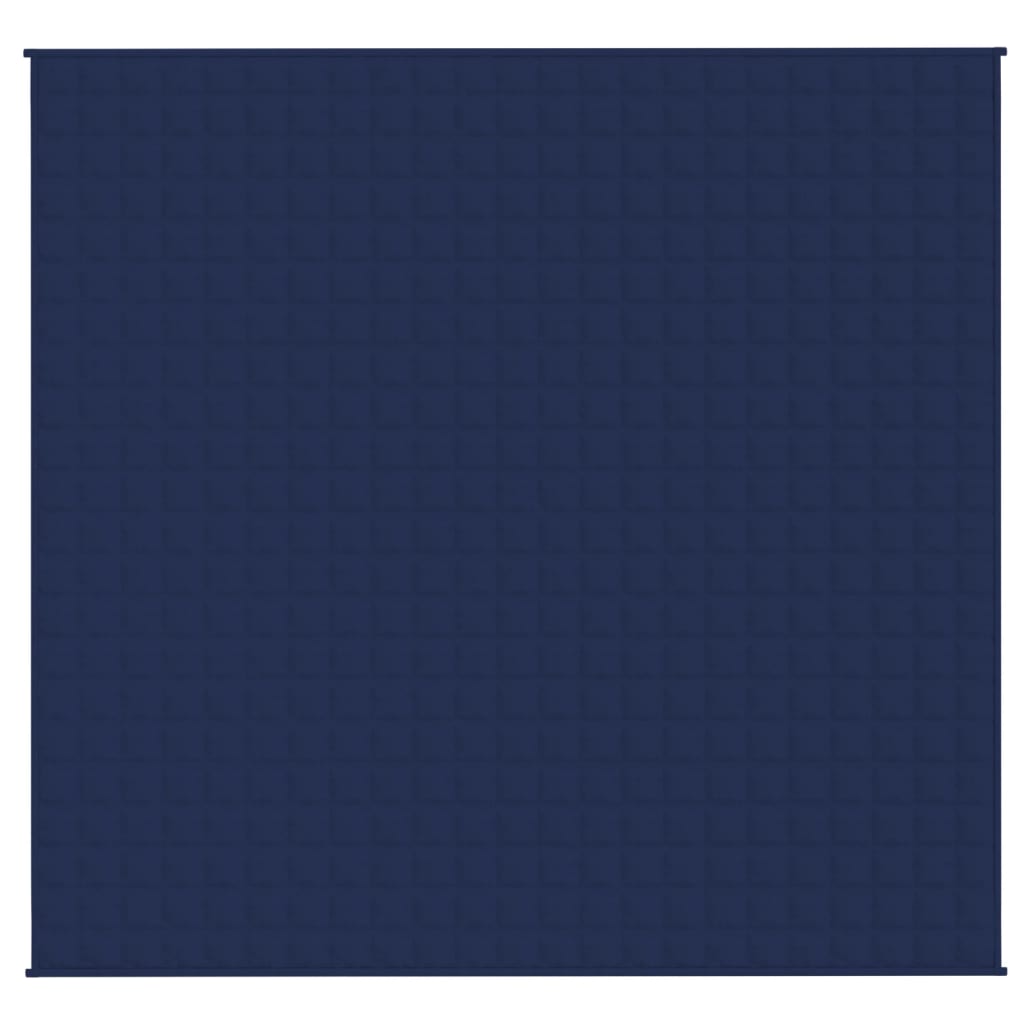 vidaXL Zátěžová deka modrá 220 x 230 cm 11 kg textil
