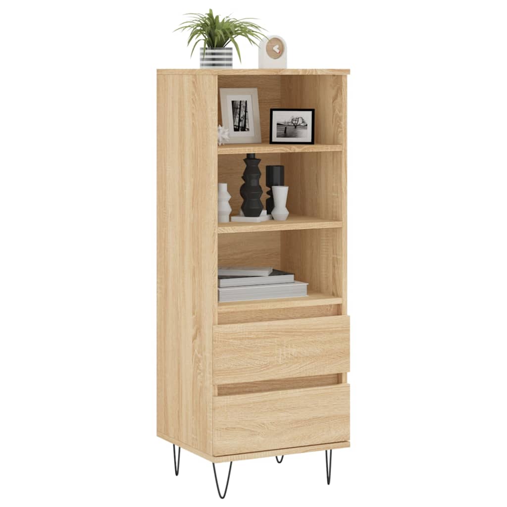 vidaXL Skříň highboard dub sonoma 40 x 36 x 110 cm kompozitní dřevo