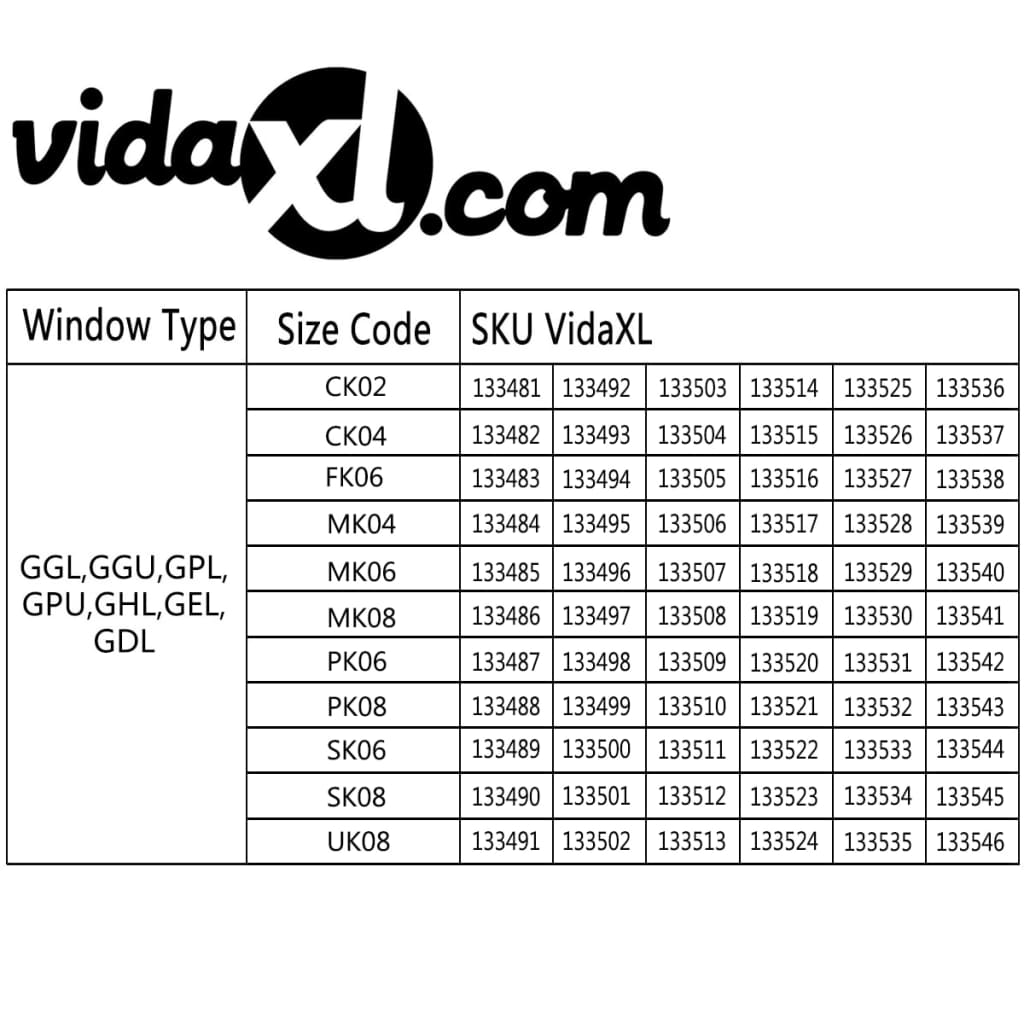 vidaXL Plisovaná roleta bílá UK08