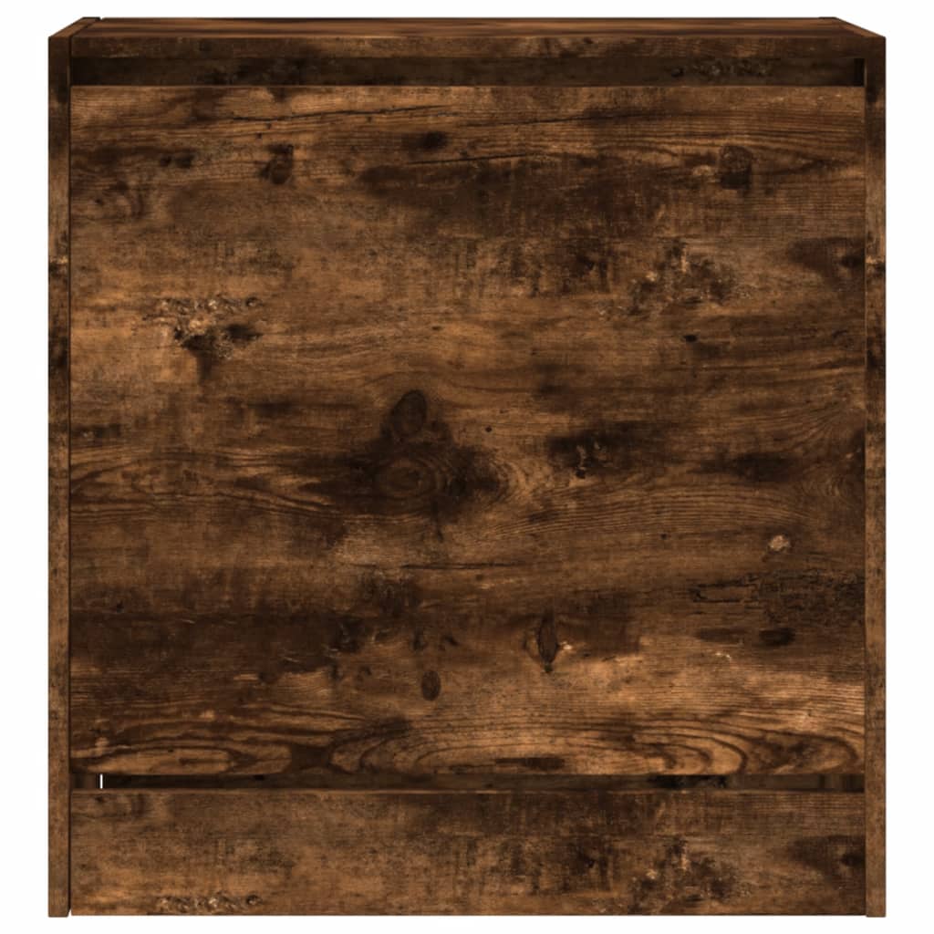 vidaXL Botník kouřový dub 60 x 34 x 63,5 cm kompozitní dřevo