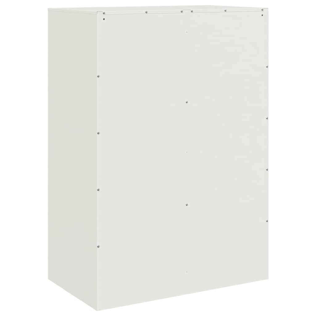 vidaXL Highboard bílý 67 x 39 x 95 cm ocel