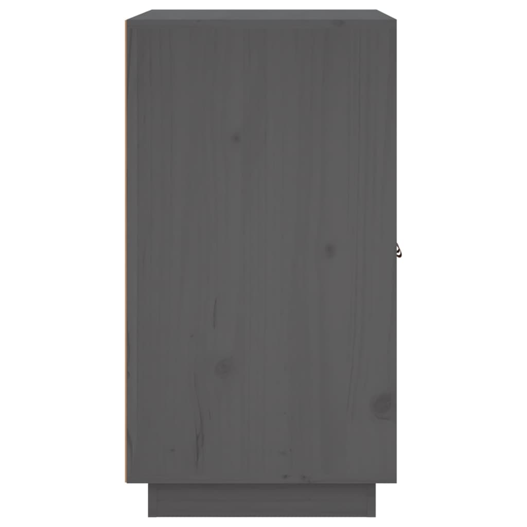 vidaXL Příborník šedý 65,5 x 40 x 75 cm masivní borové dřevo