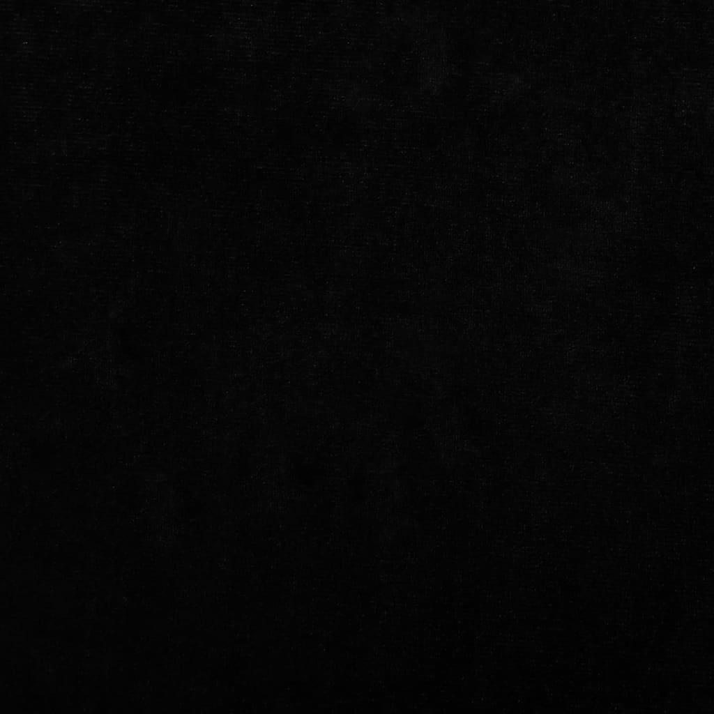 vidaXL Pelíšek pro psy černý 70 x 45 x 33 cm samet