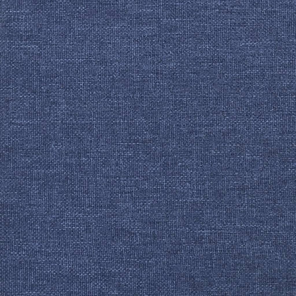 vidaXL Box spring postel s matrací černá 120x190 cm textil