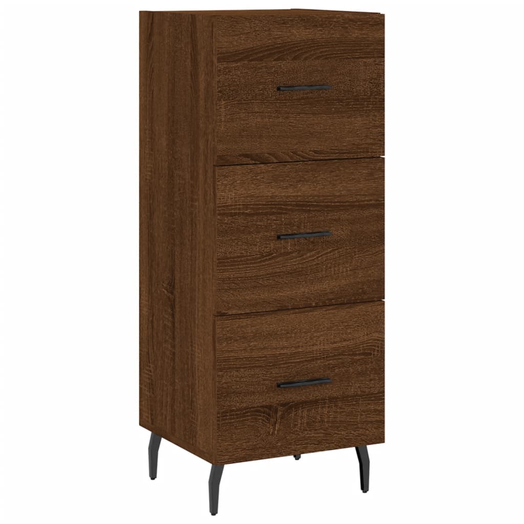 vidaXL Skříň highboard hnědý dub 34,5 x 34 x 180 cm kompozitní dřevo