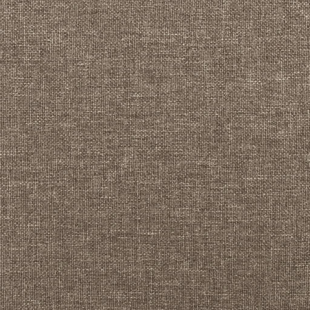 vidaXL Box spring postel s matrací taupe 120x190 cm textil