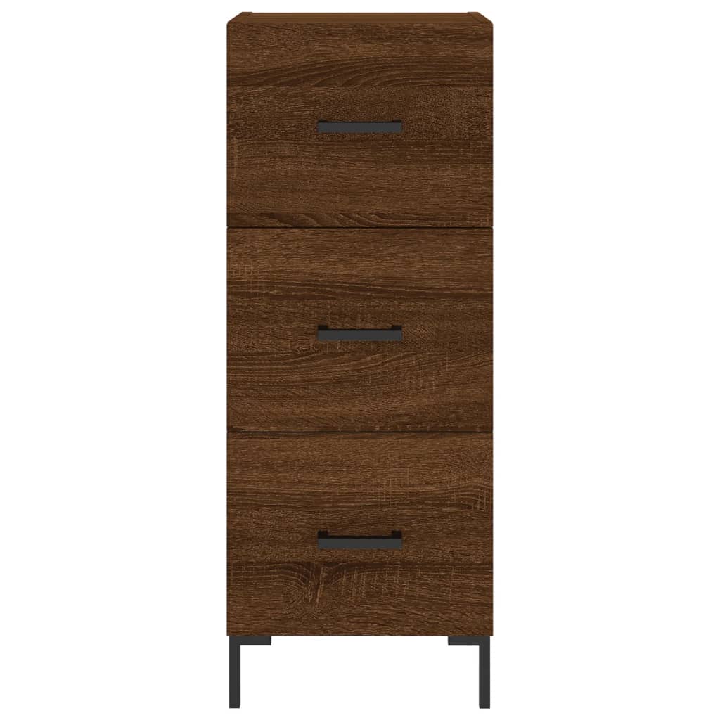 vidaXL Skříň highboard hnědý dub 34,5 x 34 x 180 cm kompozitní dřevo