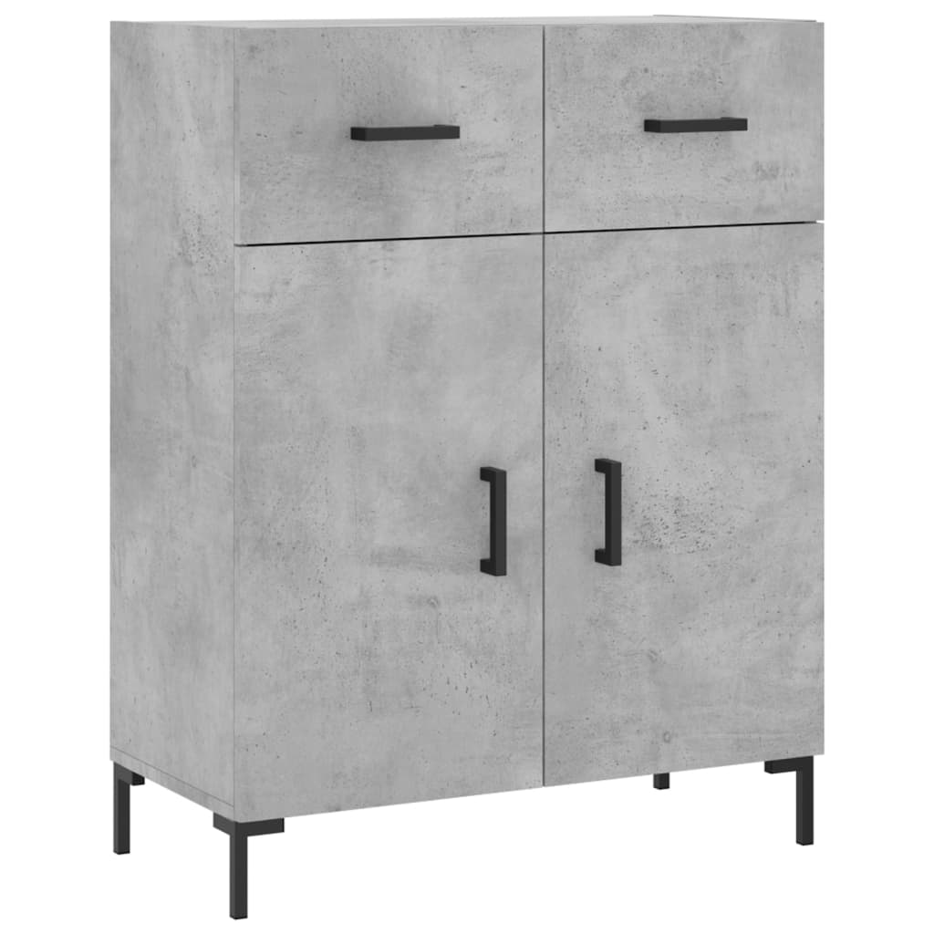 vidaXL Skříň highboard betonově šedá 69,5x34x180 cm kompozitní dřevo