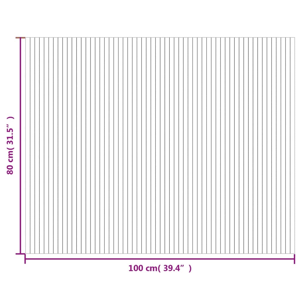 vidaXL Koberec obdélníkový světle přírodní 80 x 100 cm bambus