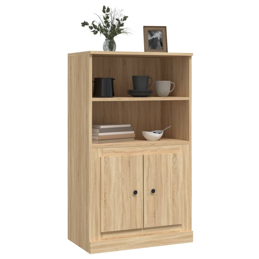 vidaXL Skříň highboard dub sonoma 60 x 35,5 x 103,5 kompozitní dřevo