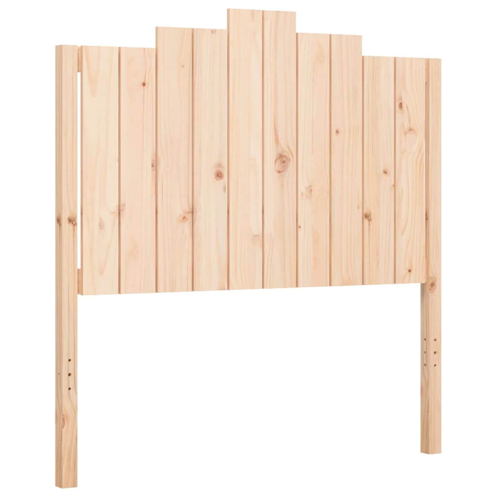 vidaXL Rám postele s čelem 100 x 200 cm masivní dřevo
