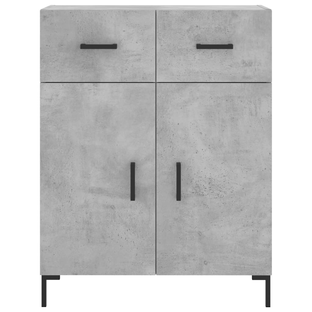 vidaXL Skříň highboard betonově šedá 69,5x34x180 cm kompozitní dřevo