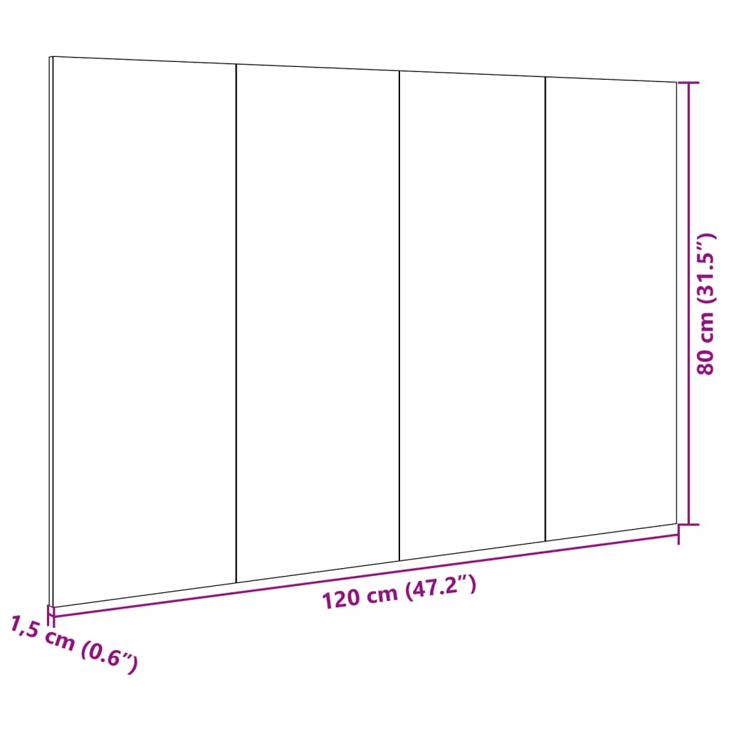 vidaXL Čelo postele se skříňkami šedé sonoma 120 cm kompozitní dřevo