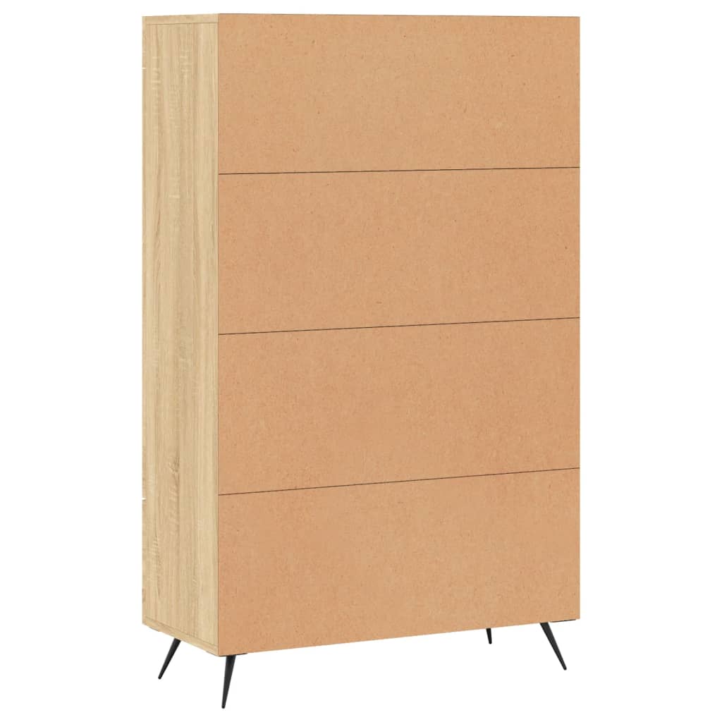 vidaXL Skříň highboard dub sonoma 69,5 x 31 x 115 cm kompozitní dřevo