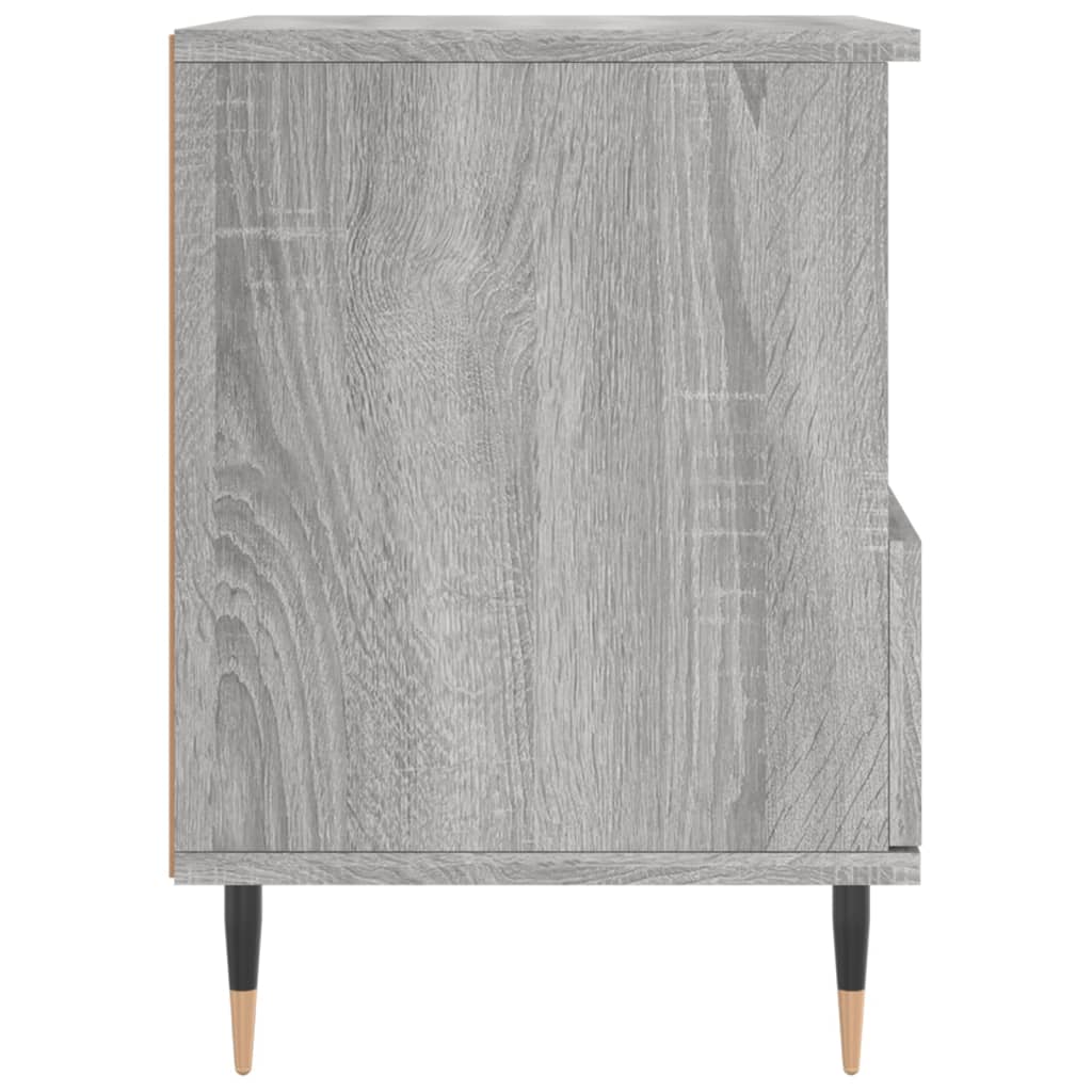 vidaXL Noční stolky 2 ks šedé sonoma 40 x 35 x 50 cm kompozitní dřevo