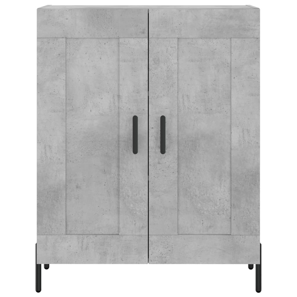 vidaXL Skříň highboard betonově šedá 69,5x34x180 cm kompozitní dřevo