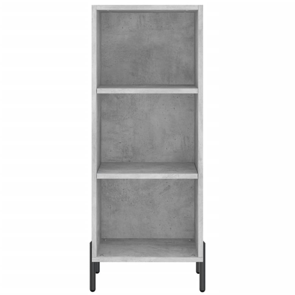 vidaXL Skříň highboard betonově šedá 34,5x34x180 cm kompozitní dřevo