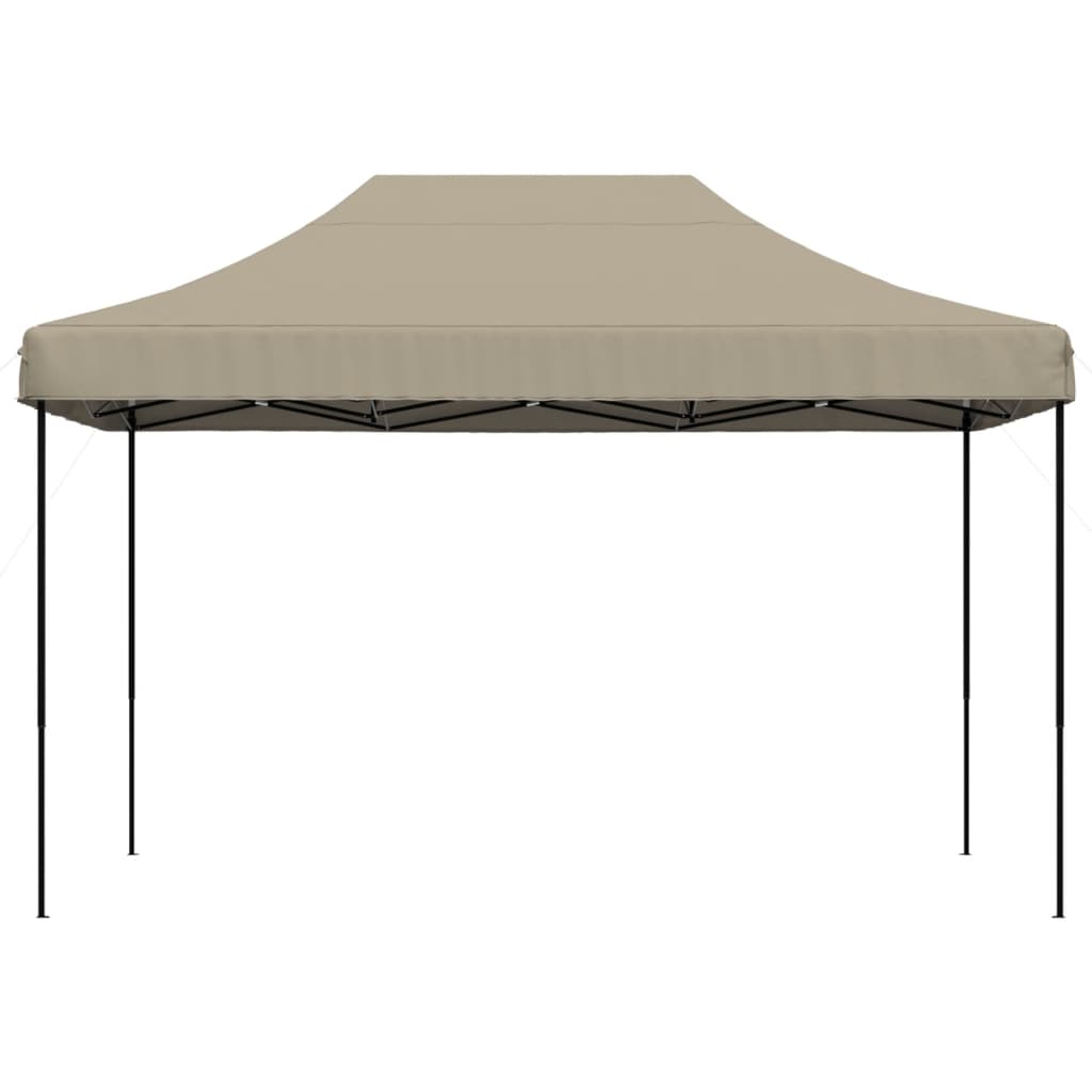 vidaXL Skládací party stan pop-up taupe 410 x 279 x 315 cm